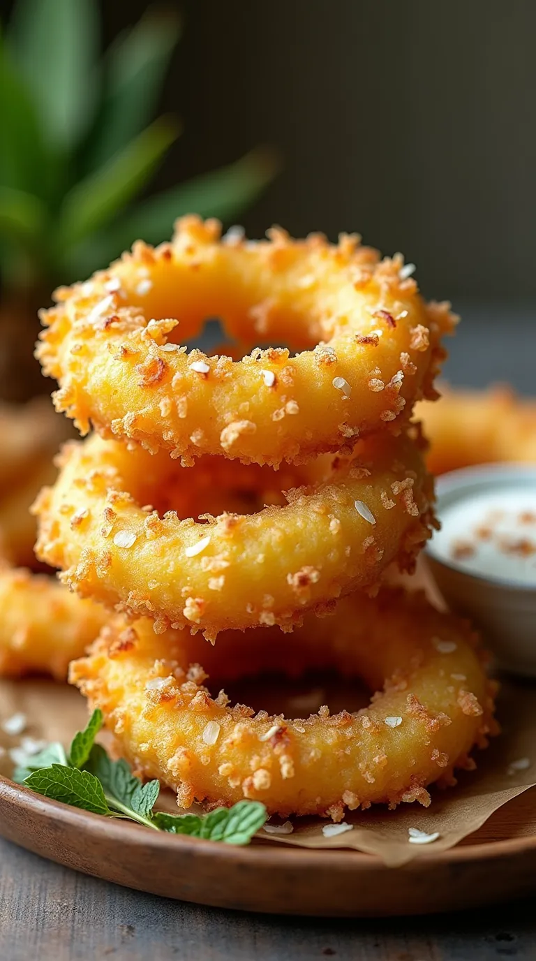 Crispy Tropical Pineapple Rings